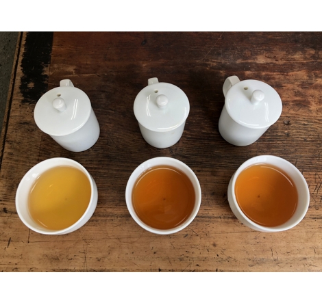 一種蜜香茶(涎仔茶、蜒仔茶) 三種風味呈現
